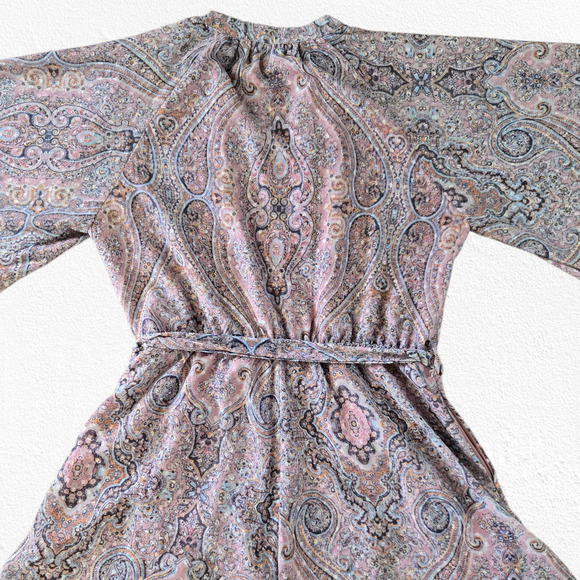 Boho Bell Sleeve Paisley Romper Festival Goodnight Macaroon Size Small Small - Picture 14 of 15